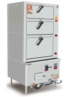 YDSMZG910G Chinese Range Cooking Equipment 3 Deck Steamer Cabinet