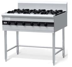 P-OFR-4-DB Chinese Style Cooking Range Gas 4-Range Open Burner with Station