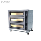 4 Trays Double Deck 13.2kw Electric Bakery Oven Machine