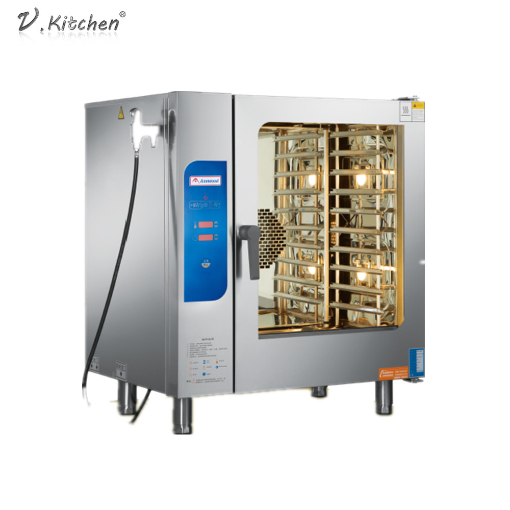 Restaurant Bakery Baking 10 Tray Combi Convection Oven